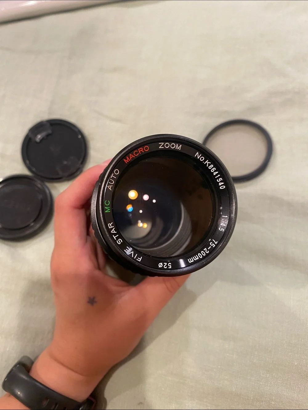 Manual Telephoto Zoom Lens in Black - Made in Japan